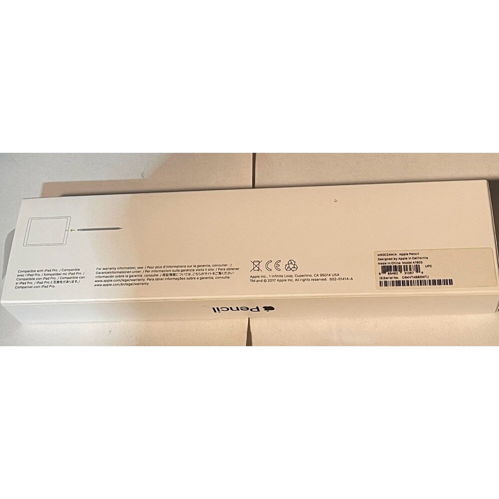 Apple Pencil A1603 Stylus White for iPad Pro & iPad 6th Generation MK0C2AM/A - Picture 3 of 6